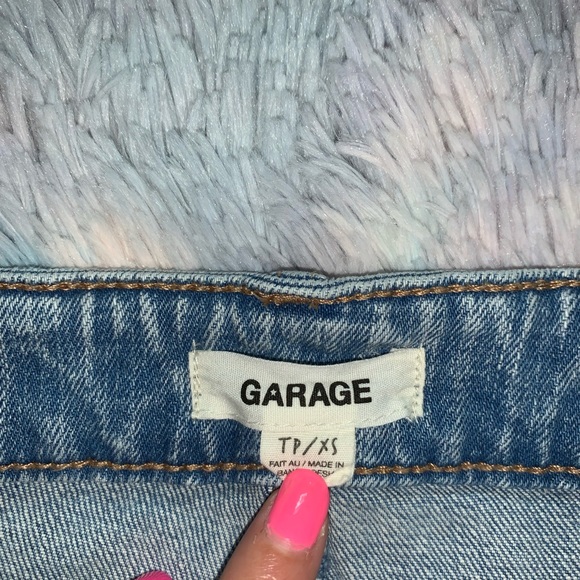 🥀 SOLD Garage Light Wash Denim Skirt - Picture 4 of 5